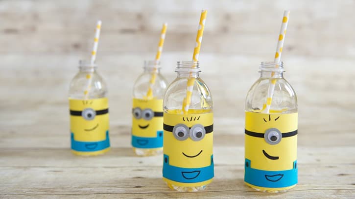 How to Make a Minion Water Bottle Label 
