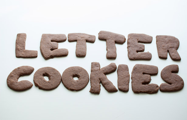 Chocolate-Cinnamon Letter Cookies - BettyCrocker.com