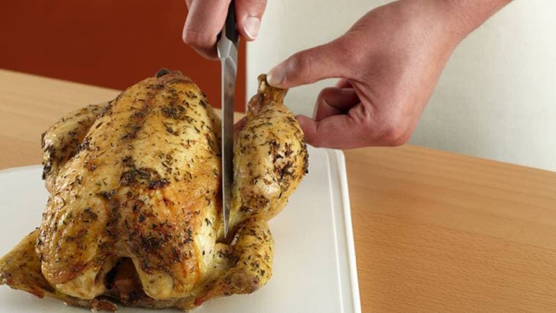 How To Cut a Roast Chicken 