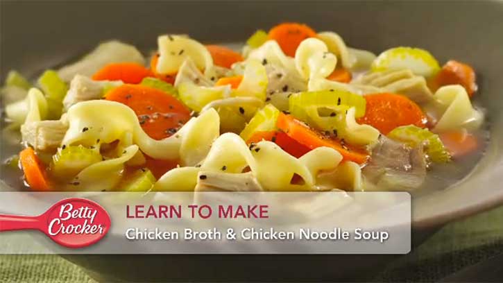 Learn To Make Chicken Broth And Chicken Noodle Soup - BettyCrocker.com